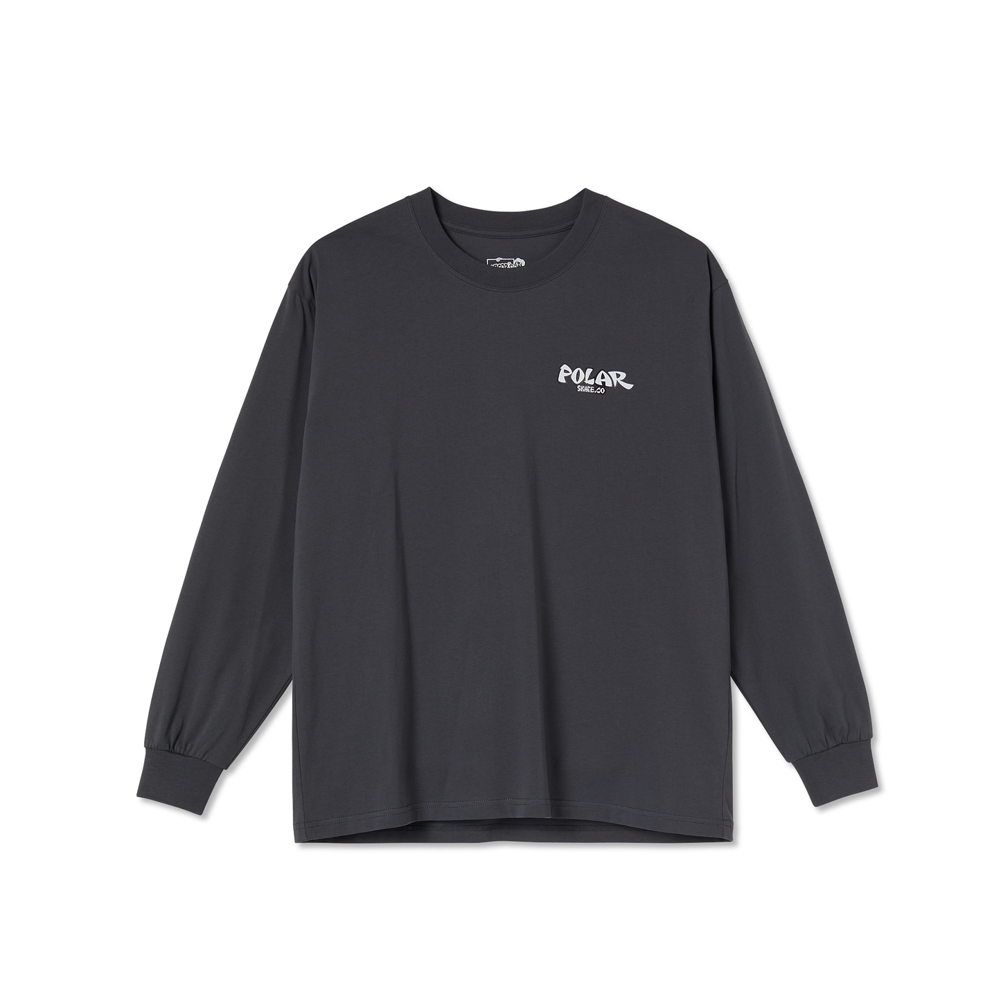 POLAR SKATE CO - MT. FUGI LONGSLEEVE - GRAPHITE