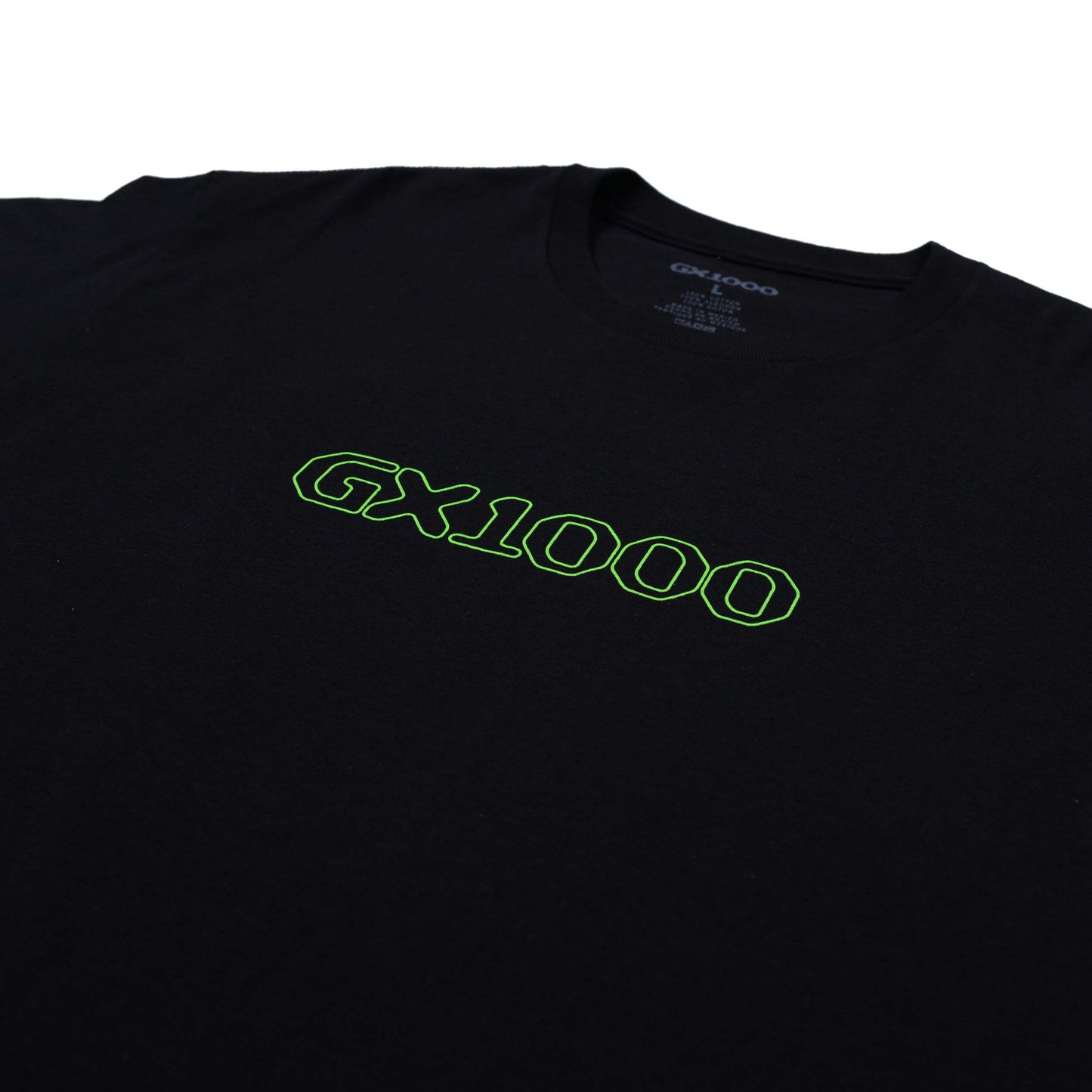 GX1000 - OG LOGO TEE BLACK/GREEN