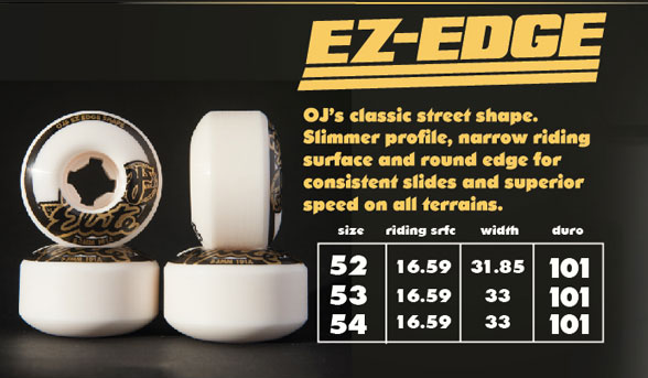 OJ - ELITE EZ EDGE 101A - 52MM - WHEELS