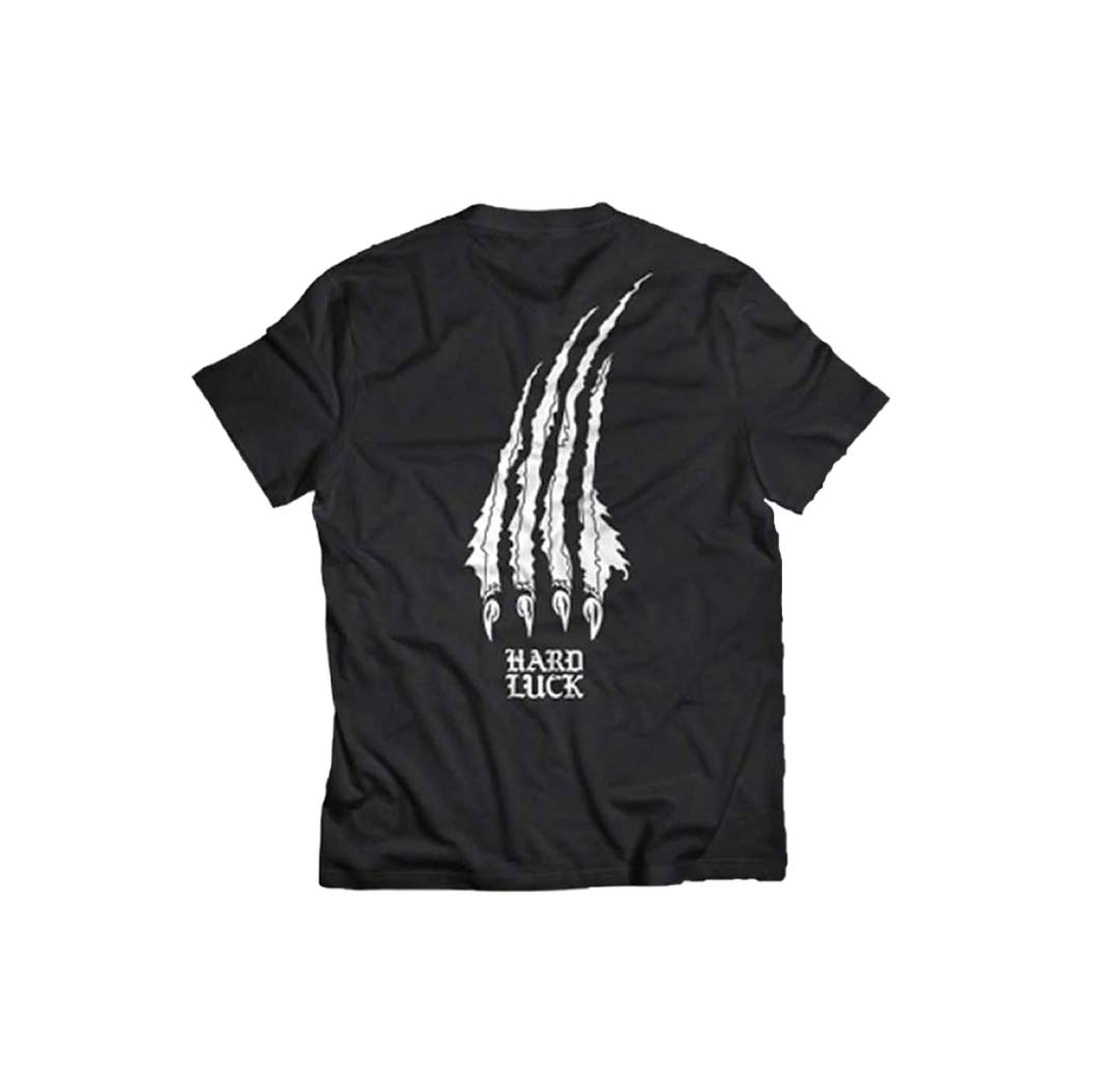 HARD LUCK - CLAW TEE - BLACK
