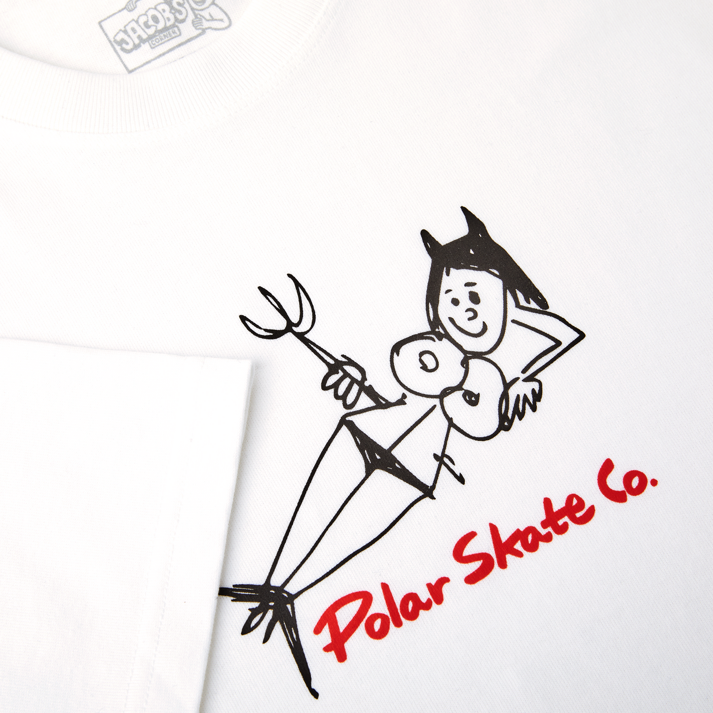 POLAR SKATE CO - DEVIL WOMAN TEE - WHITE