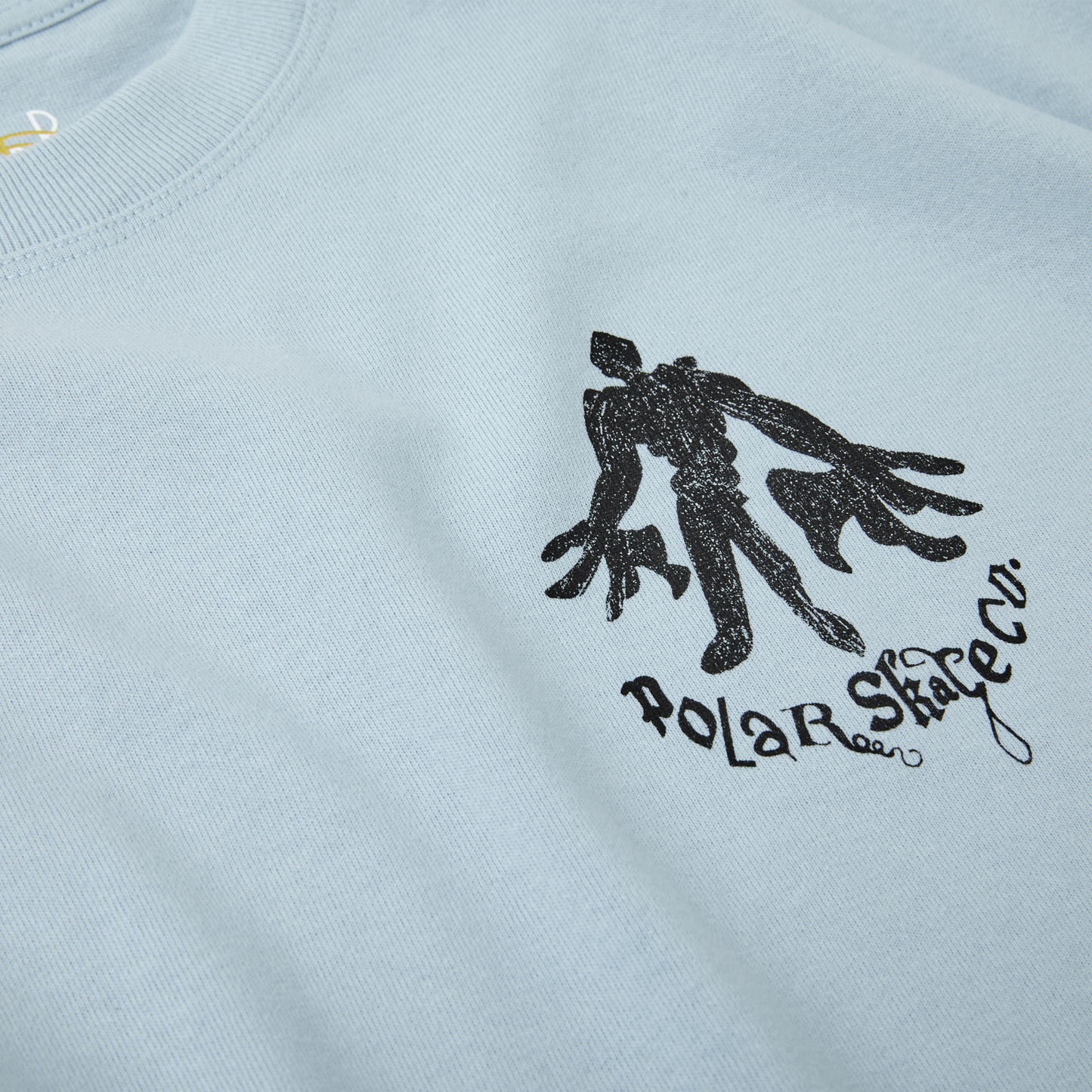 POLAR SKATE CO - JUNGLE TEE - LIGHT BLUE