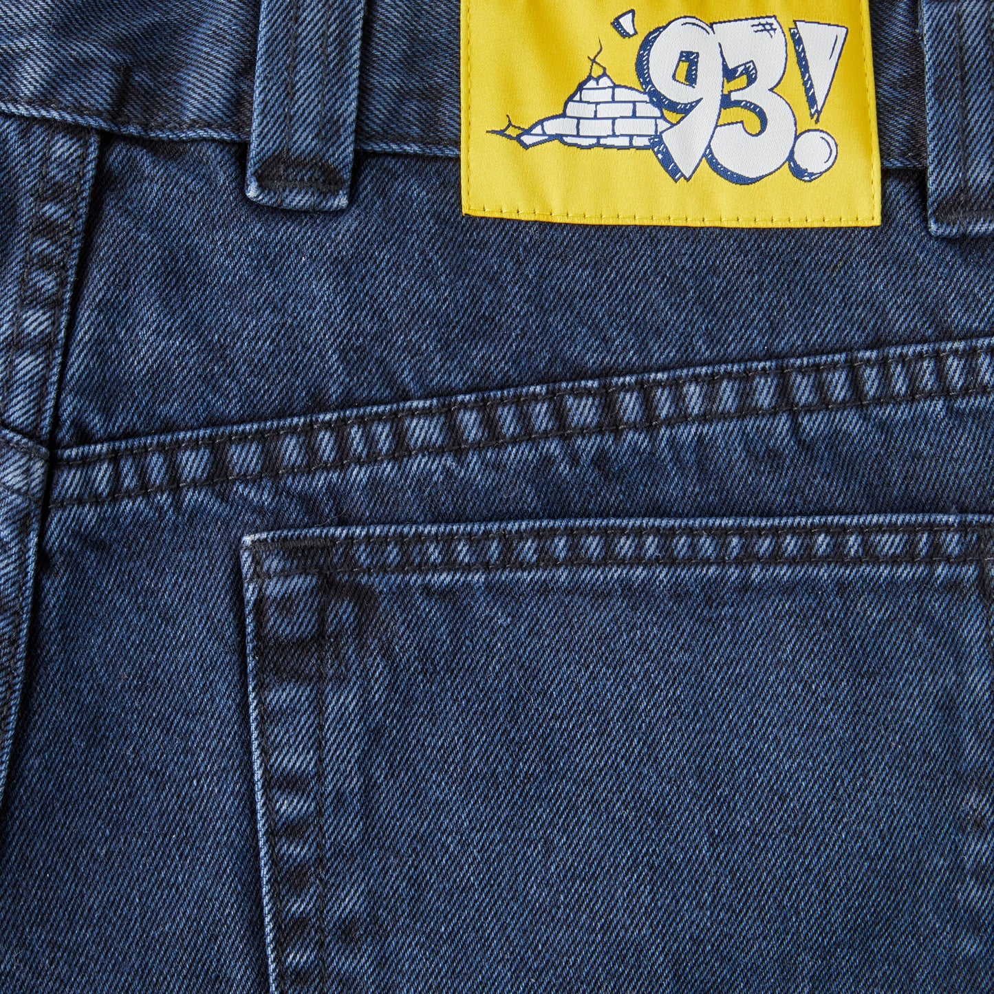 POLAR SKATE CO - '93! DENIM JEANS - BLUE BLACK