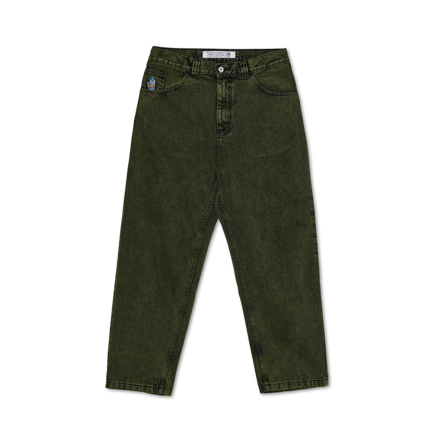 POLAR SKATE CO - '93! DENIM JEANS - GREEN BLACK