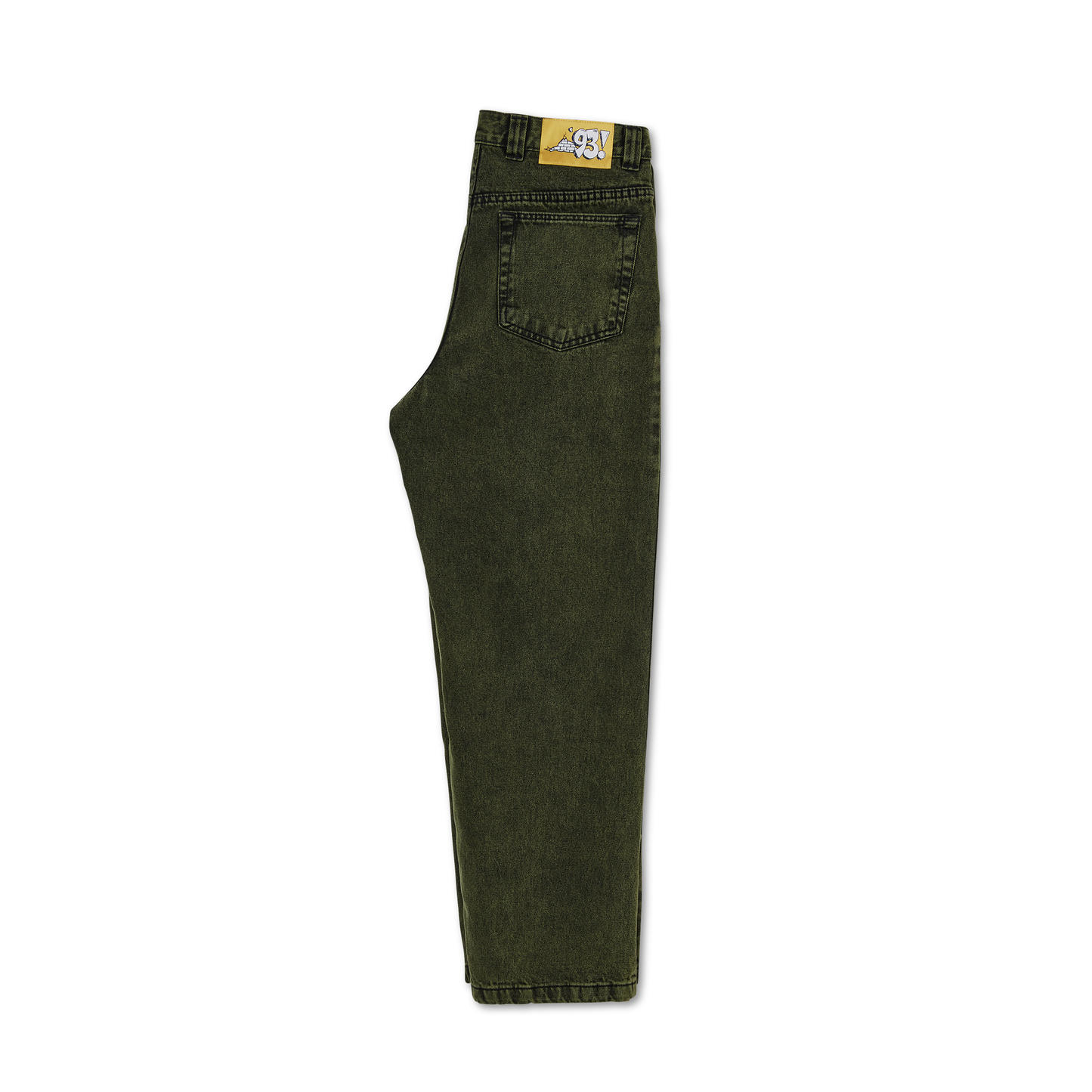POLAR SKATE CO - '93! DENIM JEANS - GREEN BLACK