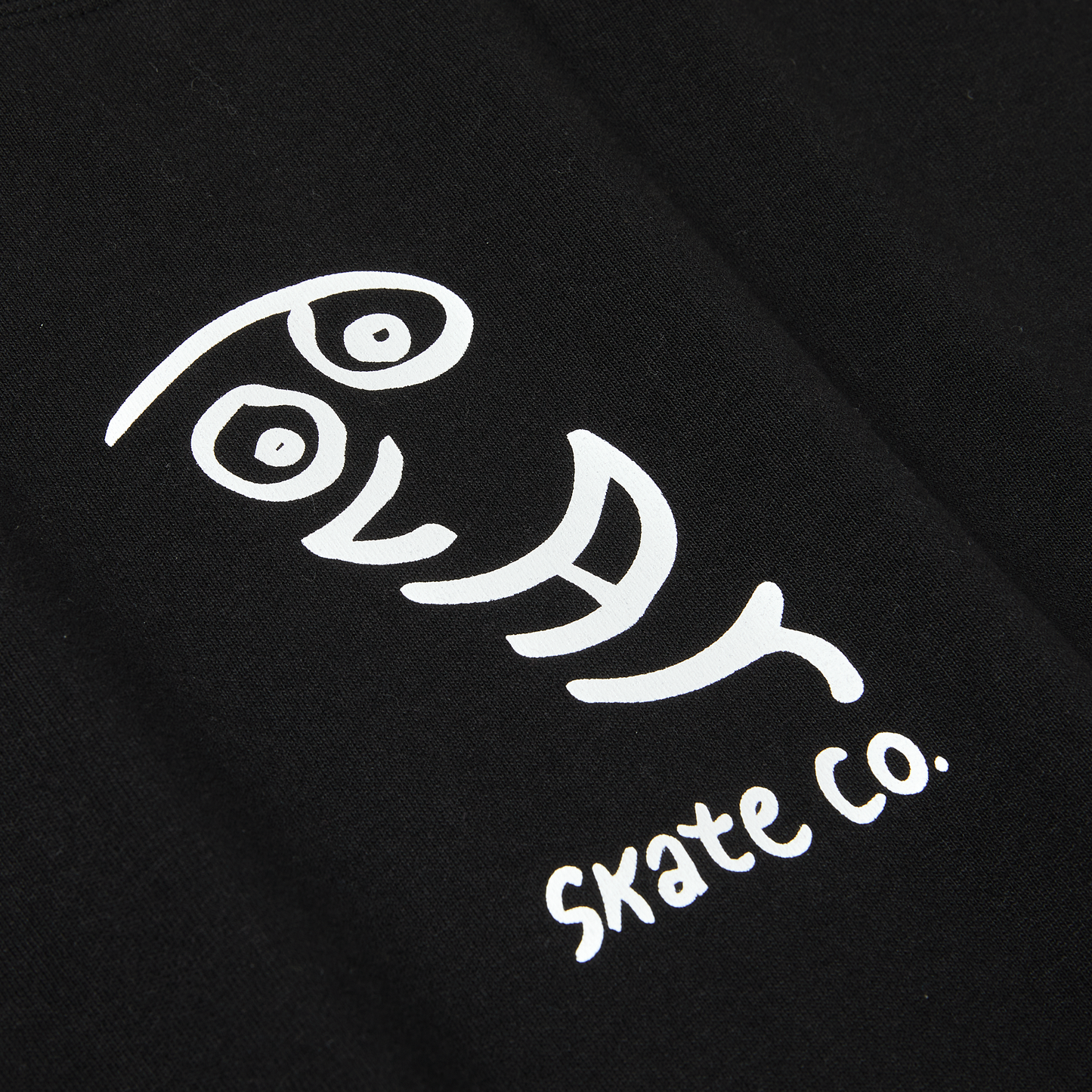 POLAR SKATE CO - FACE TEE - BLACK