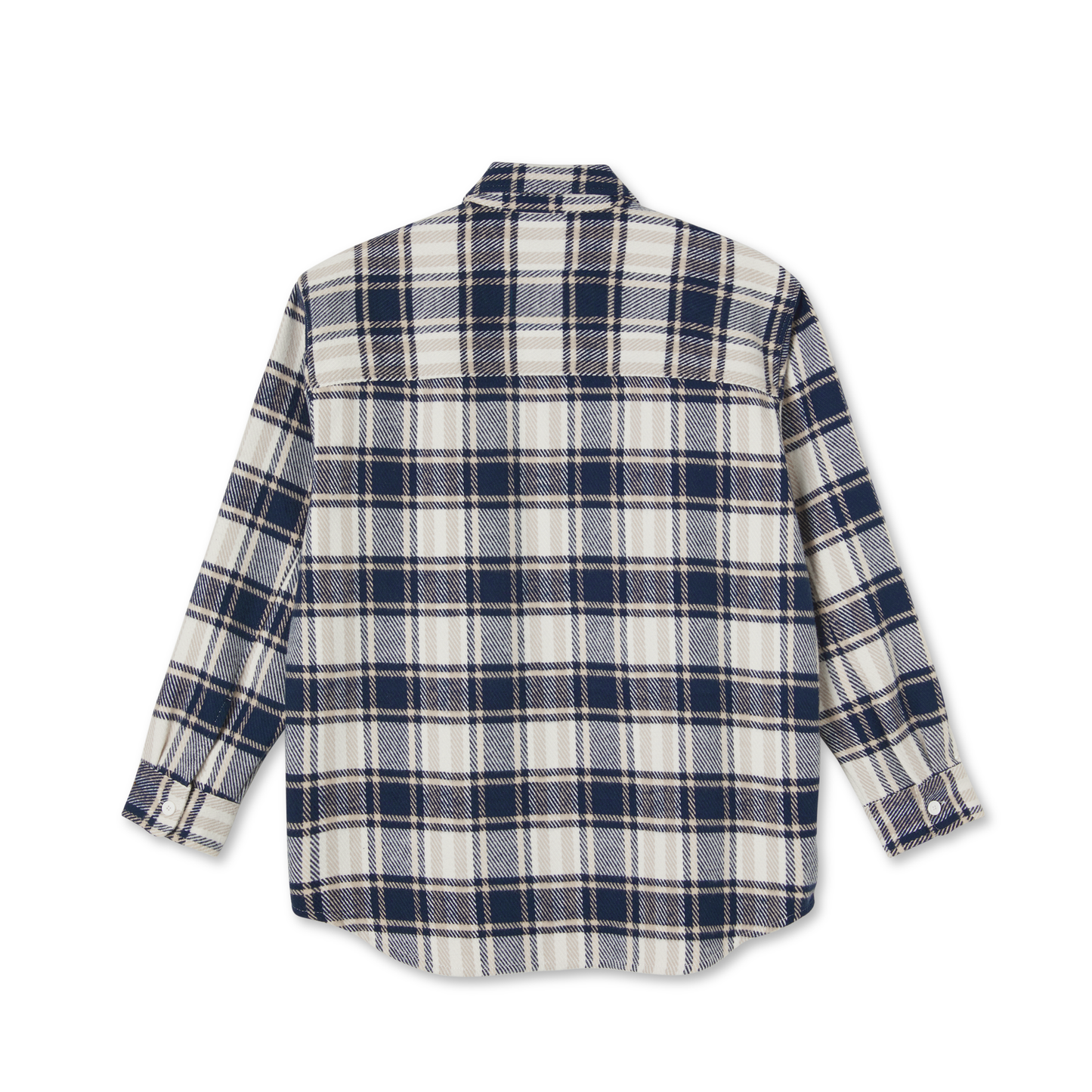 POLAR SKATE CO - BIG BOY FLANNEL SHIRT - NAVY