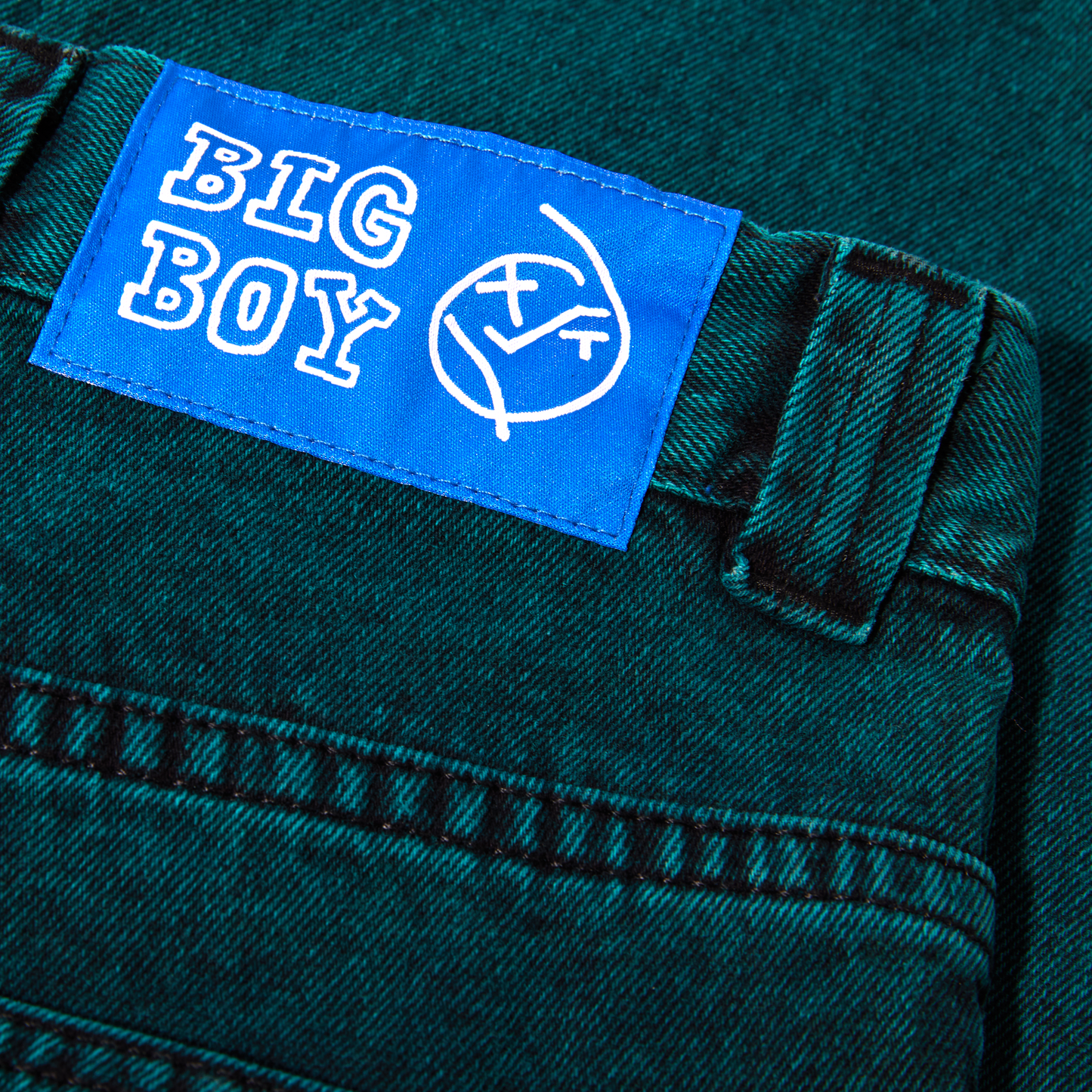 POLAR SKATE CO - BIG BOY JEANS - TEAL BLACK