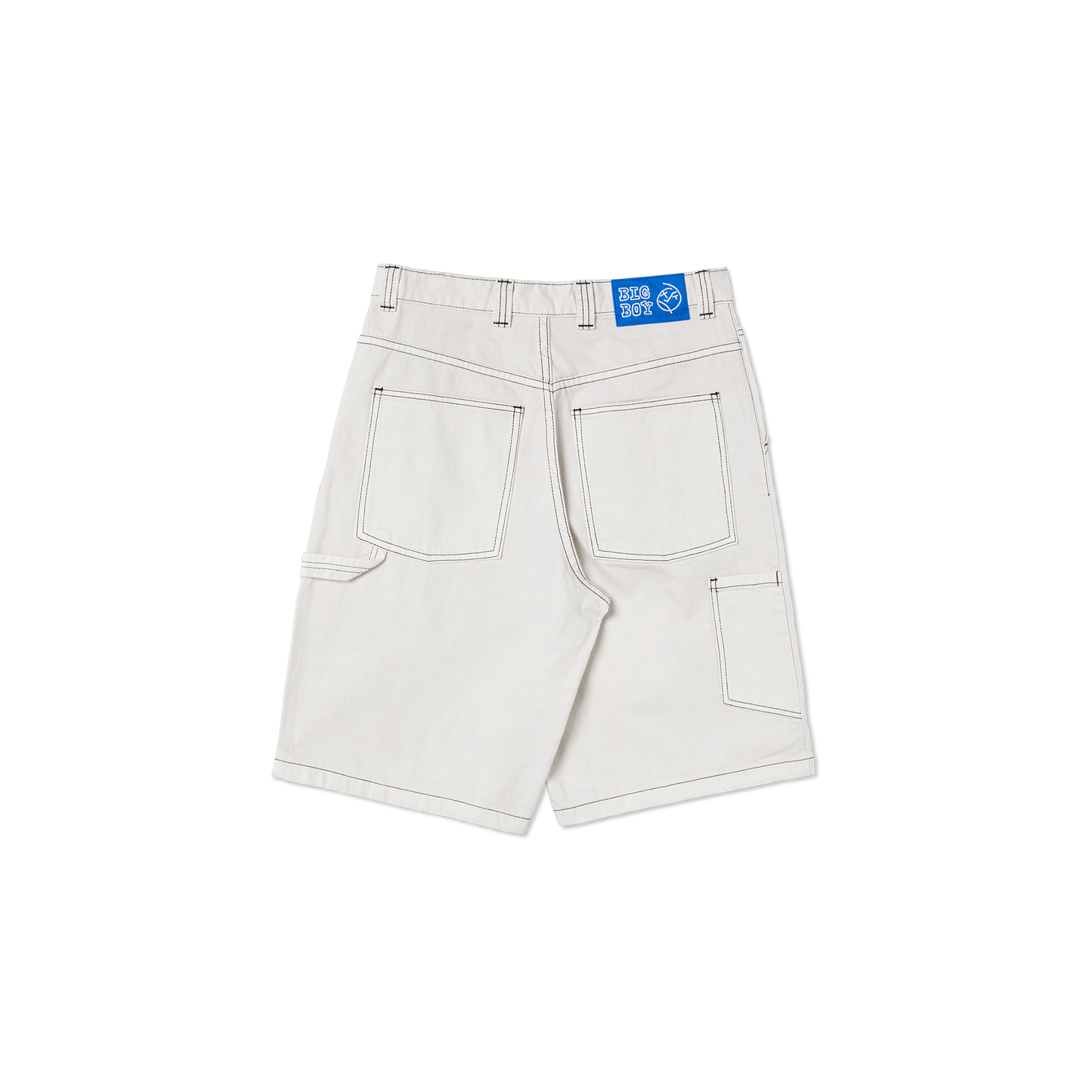 POLAR SKATE CO - BIG BOY WORK SHORTS - WASHED WHITE