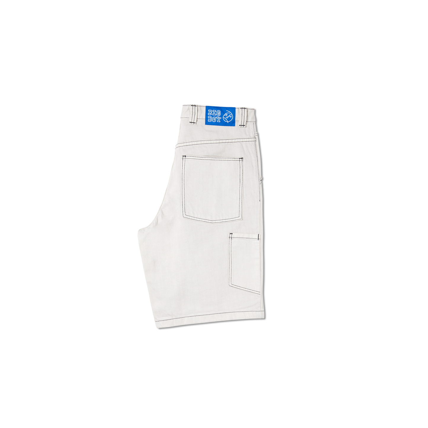 POLAR SKATE CO - BIG BOY WORK SHORTS - WASHED WHITE