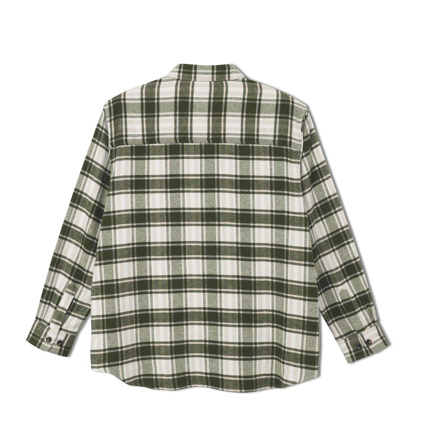 POLAR SKATE CO - FLANNEL SHIRT - DARK OLIVE