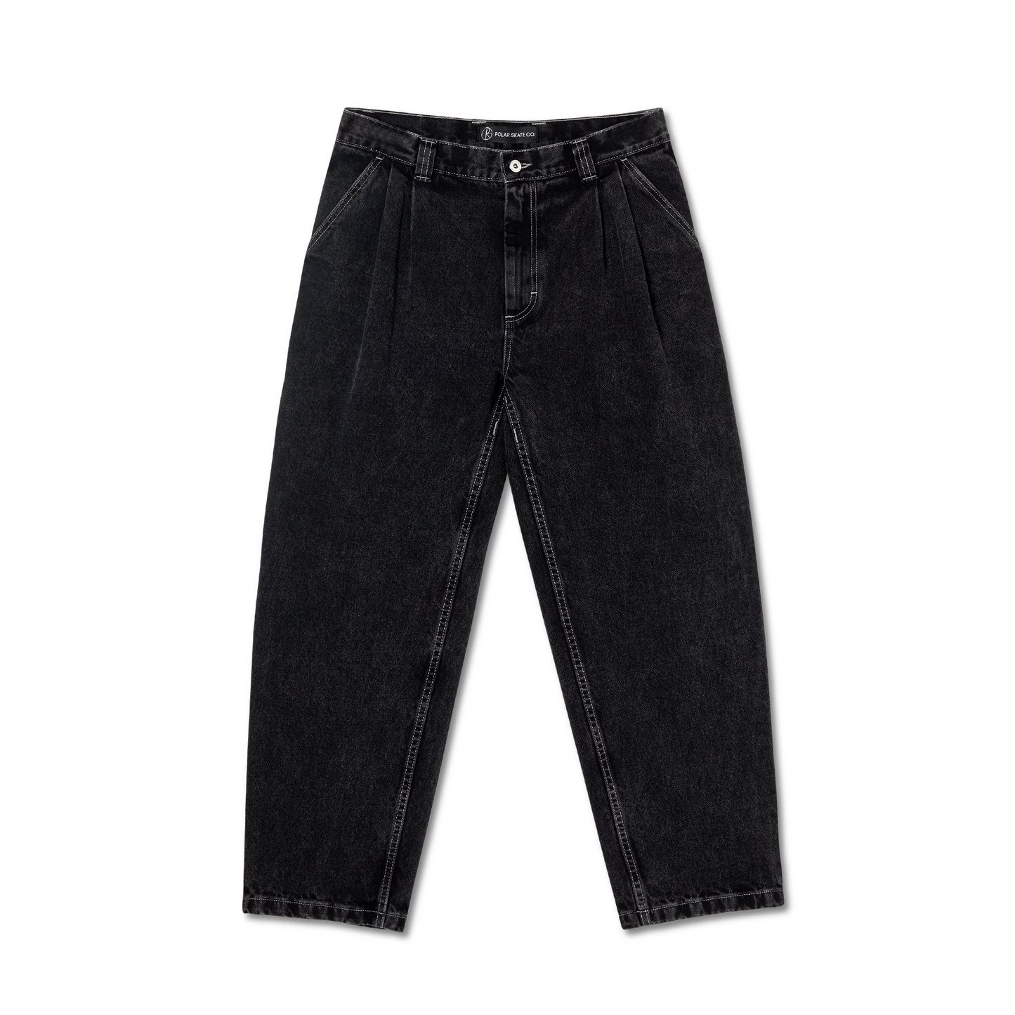 POLAR SKATE CO - GRUND CHINOS - WASHED BLACK
