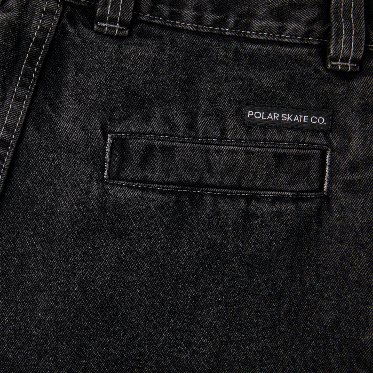 POLAR SKATE CO - GRUND CHINOS - WASHED BLACK