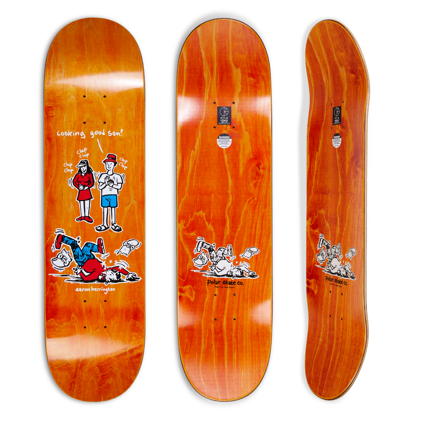 POLAR SKATE CO - AARON HERRINGTON LOOKING GOOD SON DECK - ASSORTED