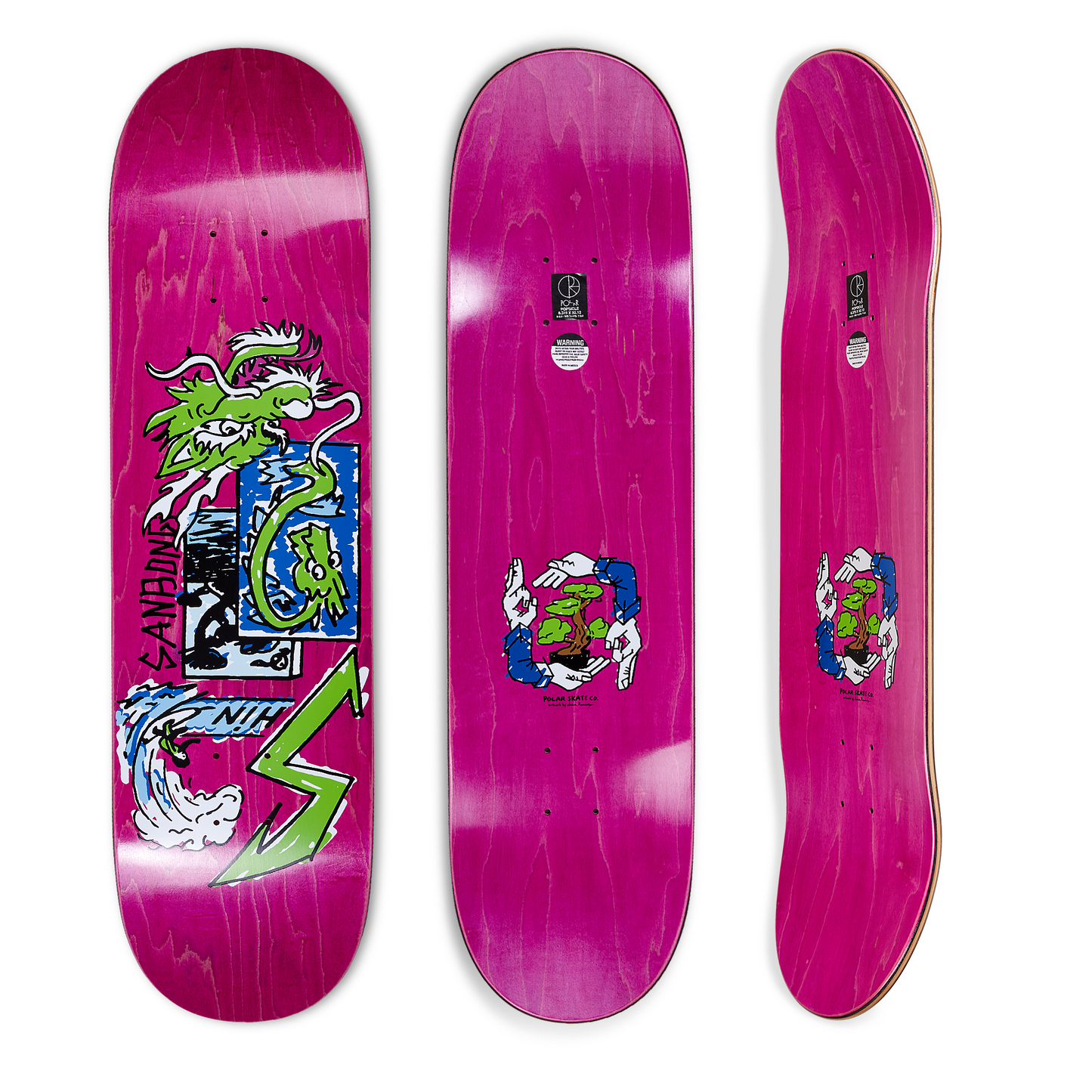 POLAR SKATE CO - NICK BOSERIO THE MACHINE DECK