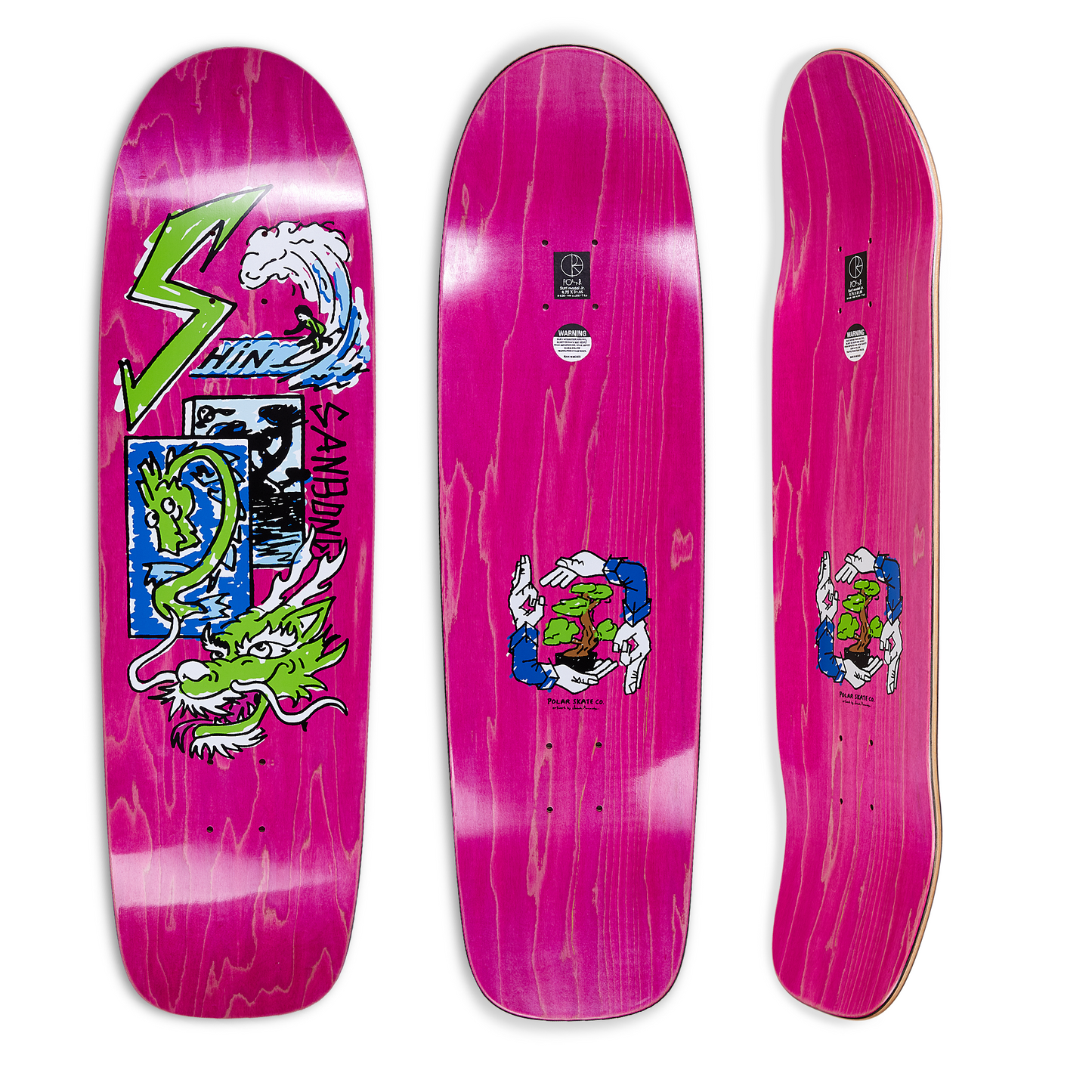 POLAR SKATE CO - NICK BOSERIO THE MACHINE DECK