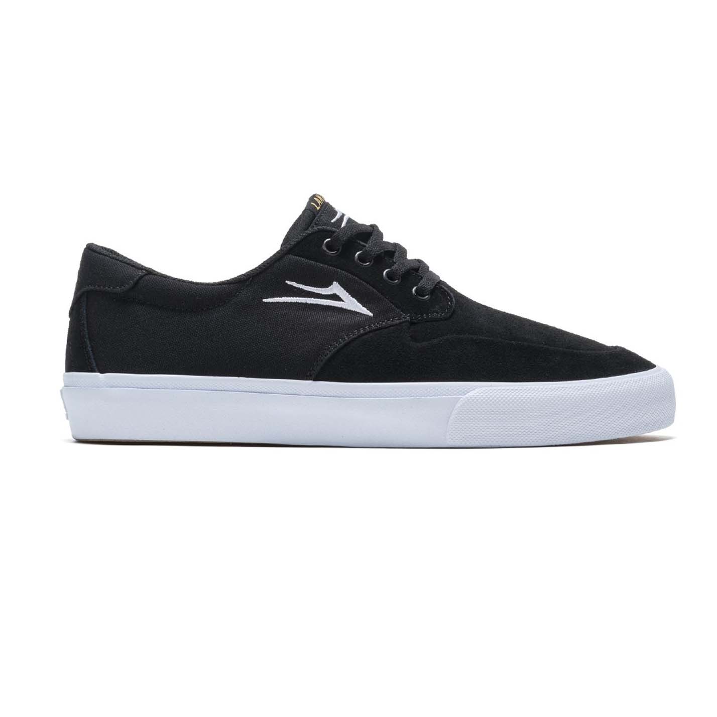 LAKAI - RILEY 3 SHOES - BLACK/WHITE SUEDE