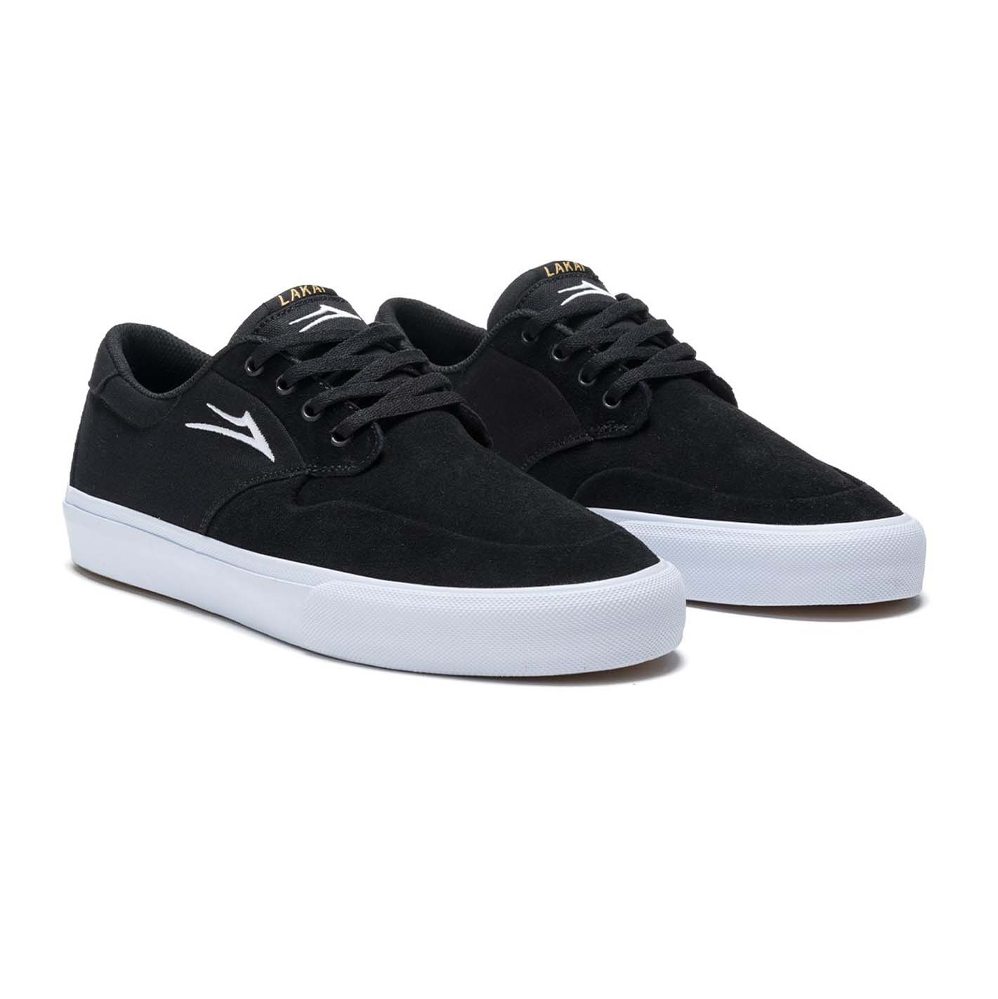 LAKAI - RILEY 3 SHOES - BLACK/WHITE SUEDE