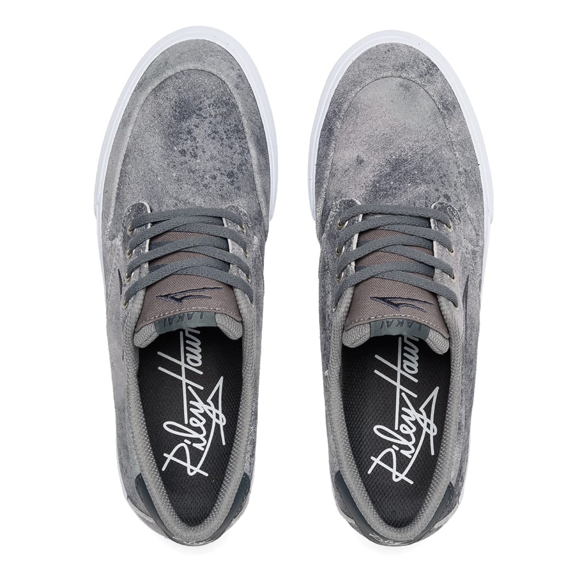 LAKAI - RILEY 3 SHOES - GREY ACID SUEDE
