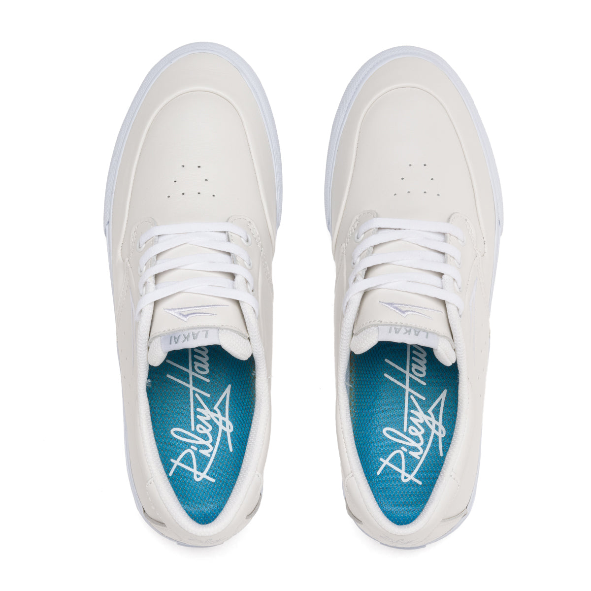 LAKAI - RILEY 3 SHOES - WHITE LEATHER