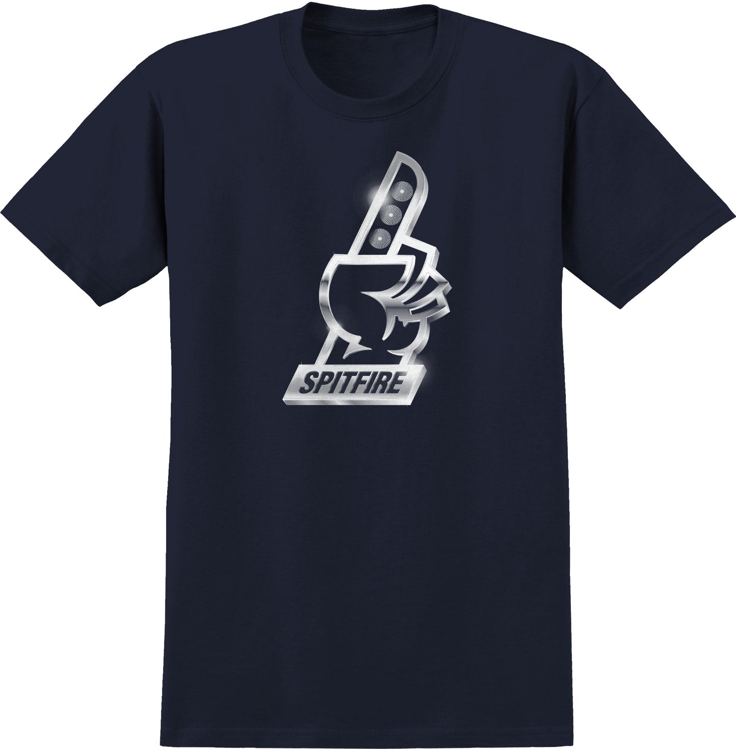 SPITFIRE - AVE CHROME#1 TEE - NAVY