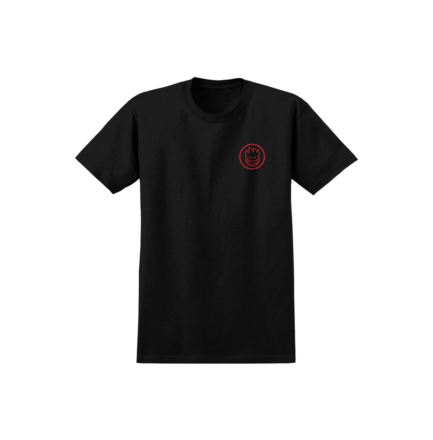SPITFIRE - CLASSIC SWIRL CAMO TEE - BLACK/RED