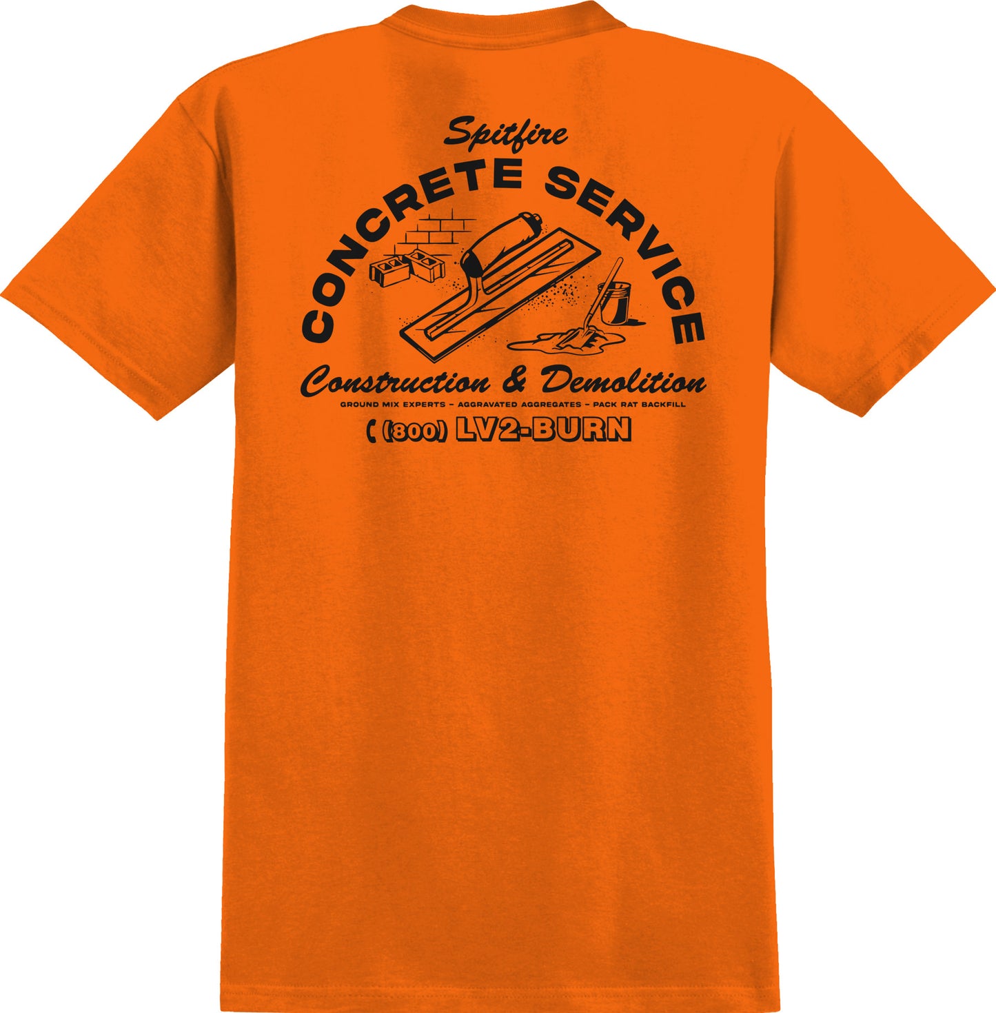 SPITFIRE - HARDHEAD TEE - ORANGE
