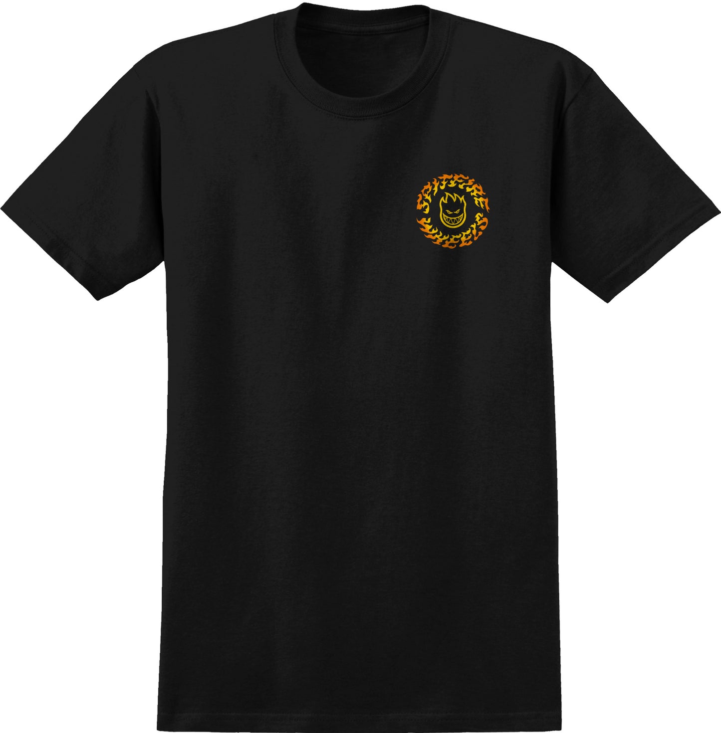SPITFIRE - TORCHED SCRIPT TEE - BLACK