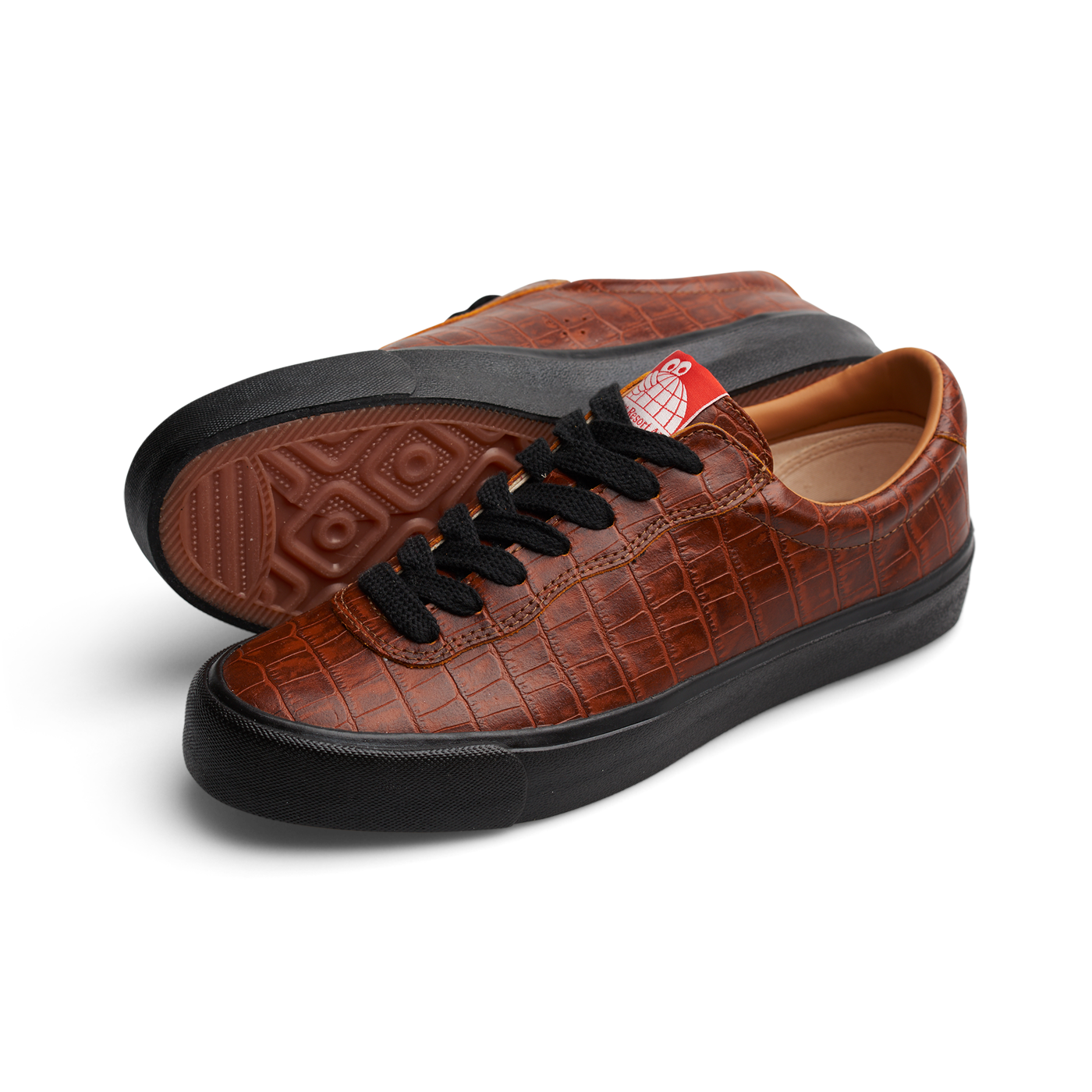 LAST RESORT AB - VM001 CROC SHOES - BROWN/BLACK