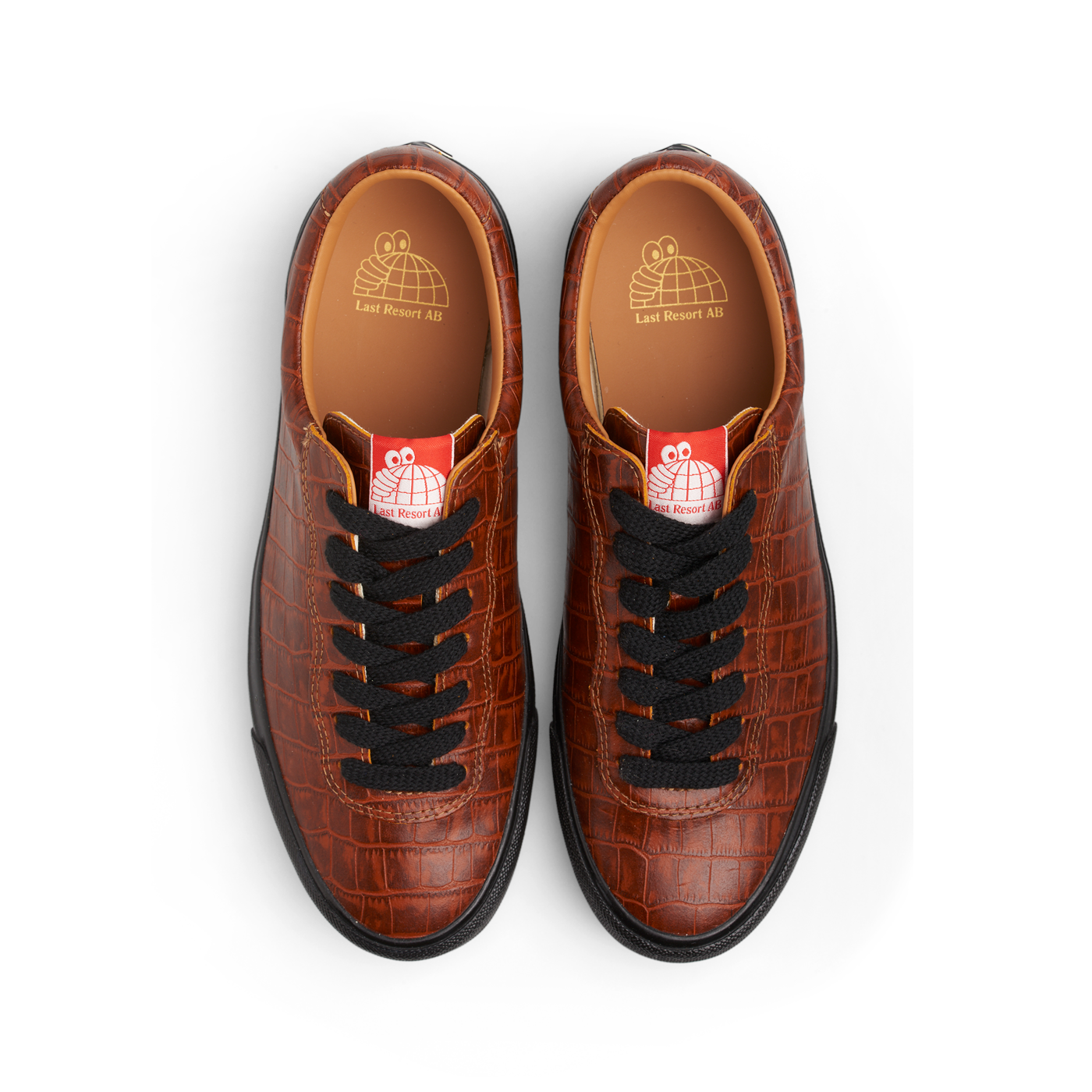 LAST RESORT AB - VM001 CROC SHOES - BROWN/BLACK