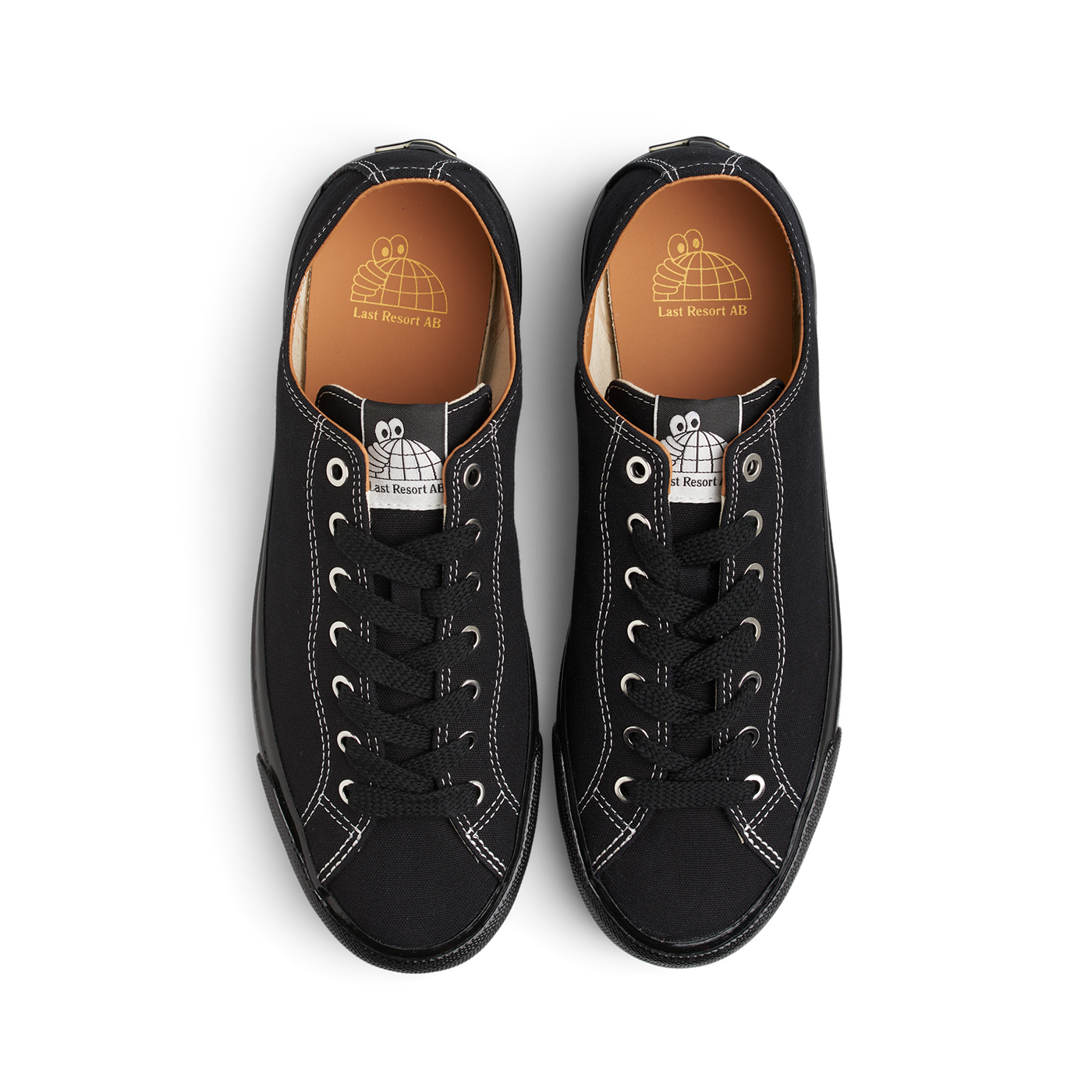 LAST RESORT AB - VM003 CANVAS SHOES - BLACK/BLACK