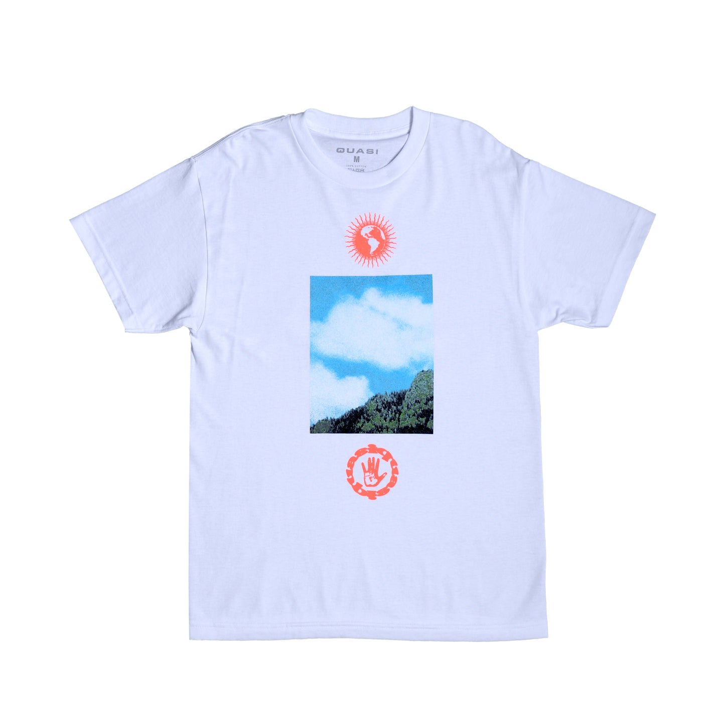 QUASI - WINDOW TEE - WHITE