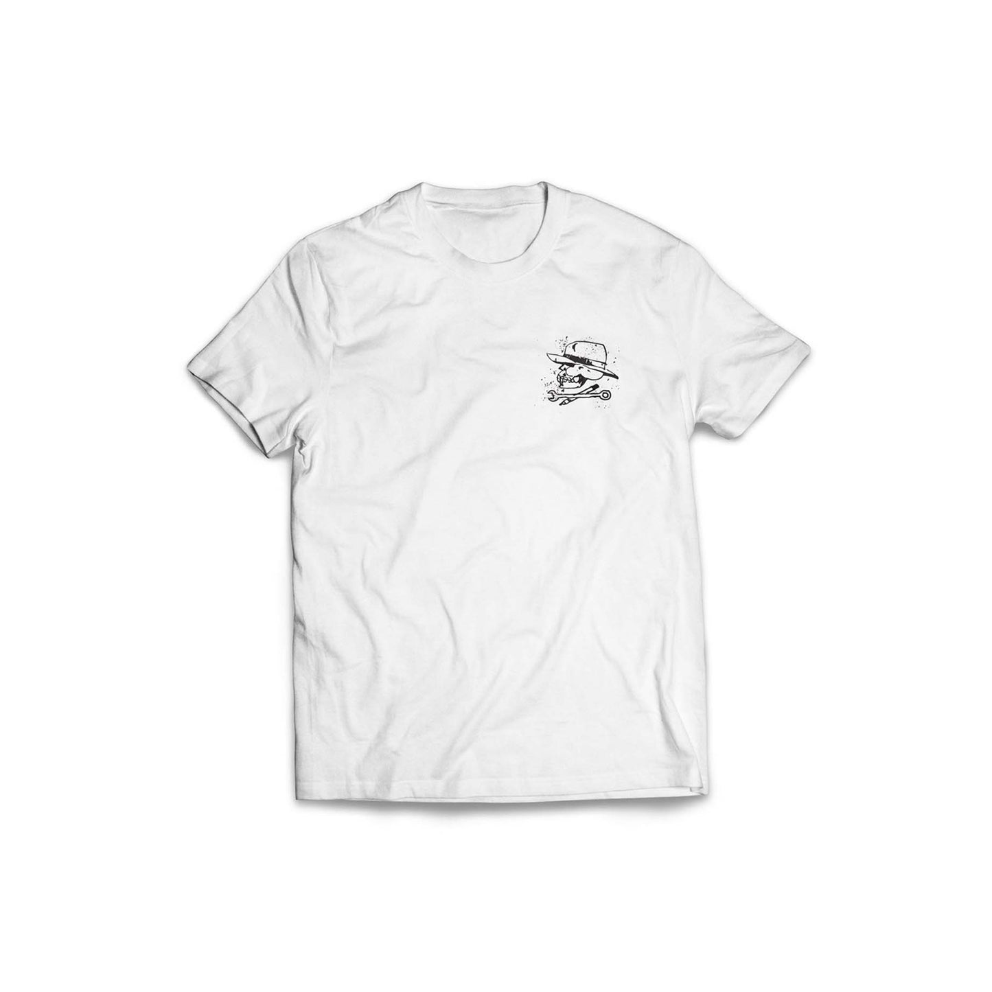 HARD LUCK - EAT SHIT TEE - WHITE