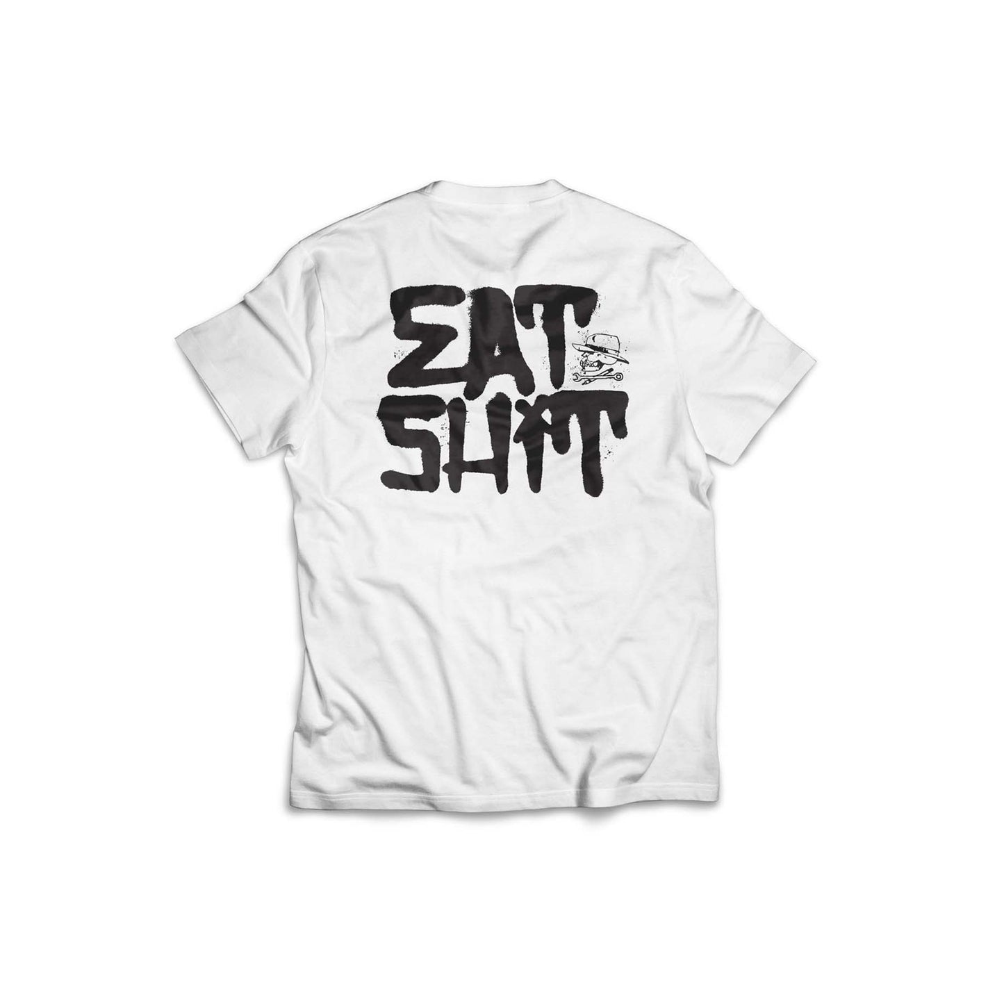 HARD LUCK - EAT SHIT TEE - WHITE