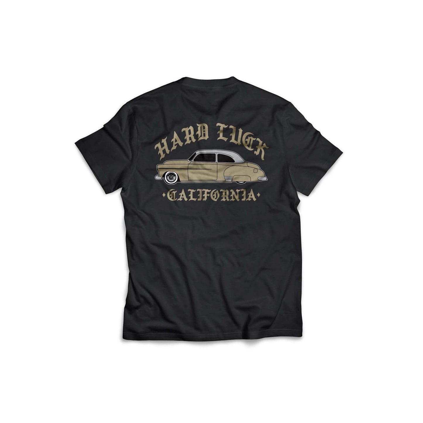 HARD LUCK - LOWRIDER CA TEE - BLACK