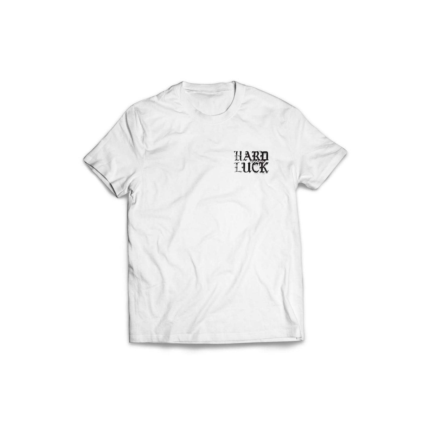 HARD LUCK - ROUGH HAND TEE - WHITE