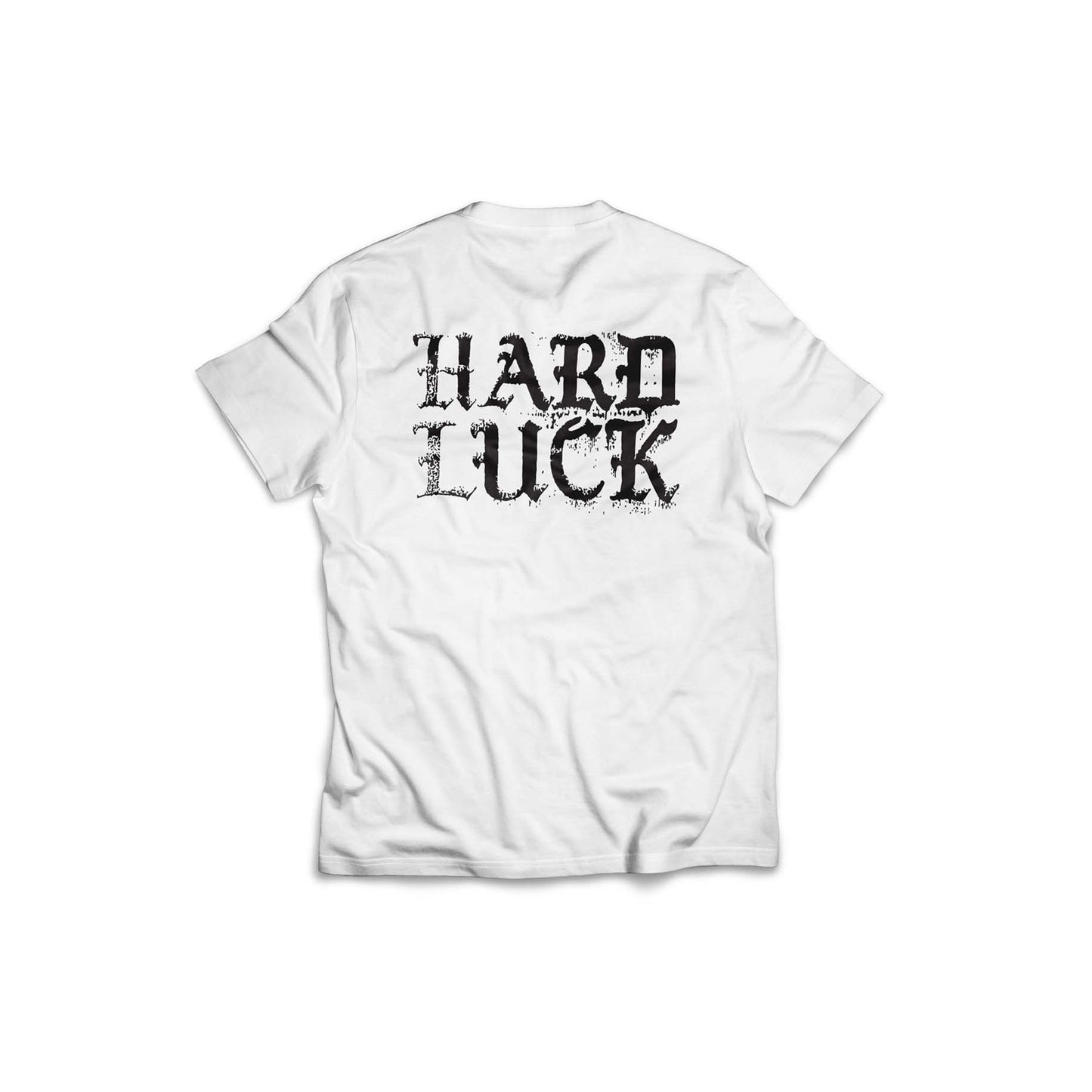 HARD LUCK - ROUGH HAND TEE - WHITE