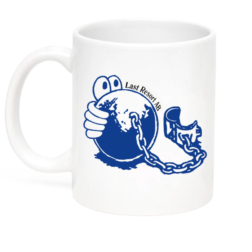 LAST RESORT AB - BALL MUG - WHITE/BLUE