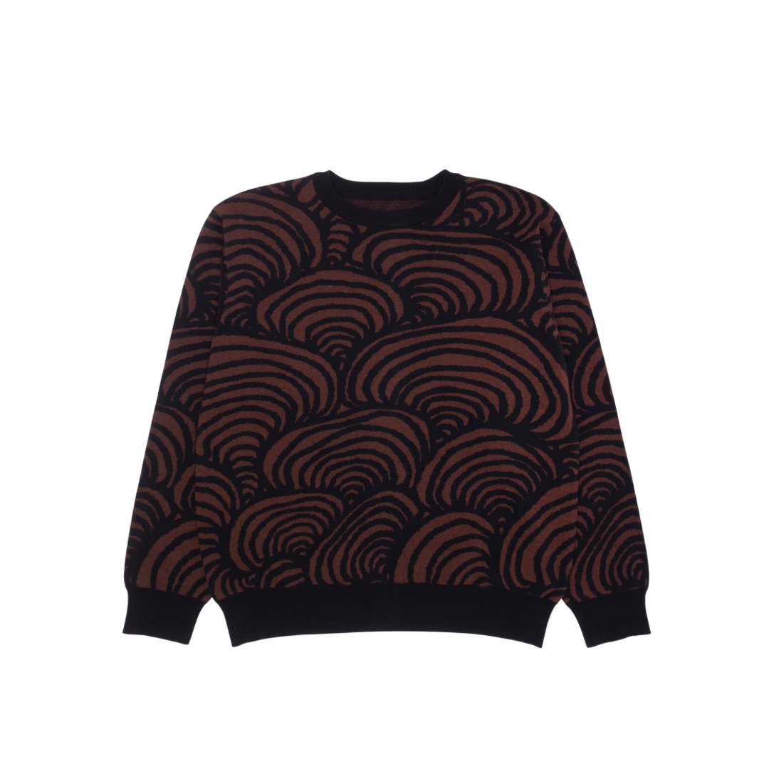 GX1000 - ZK JACQUARD KNIT - BROWN