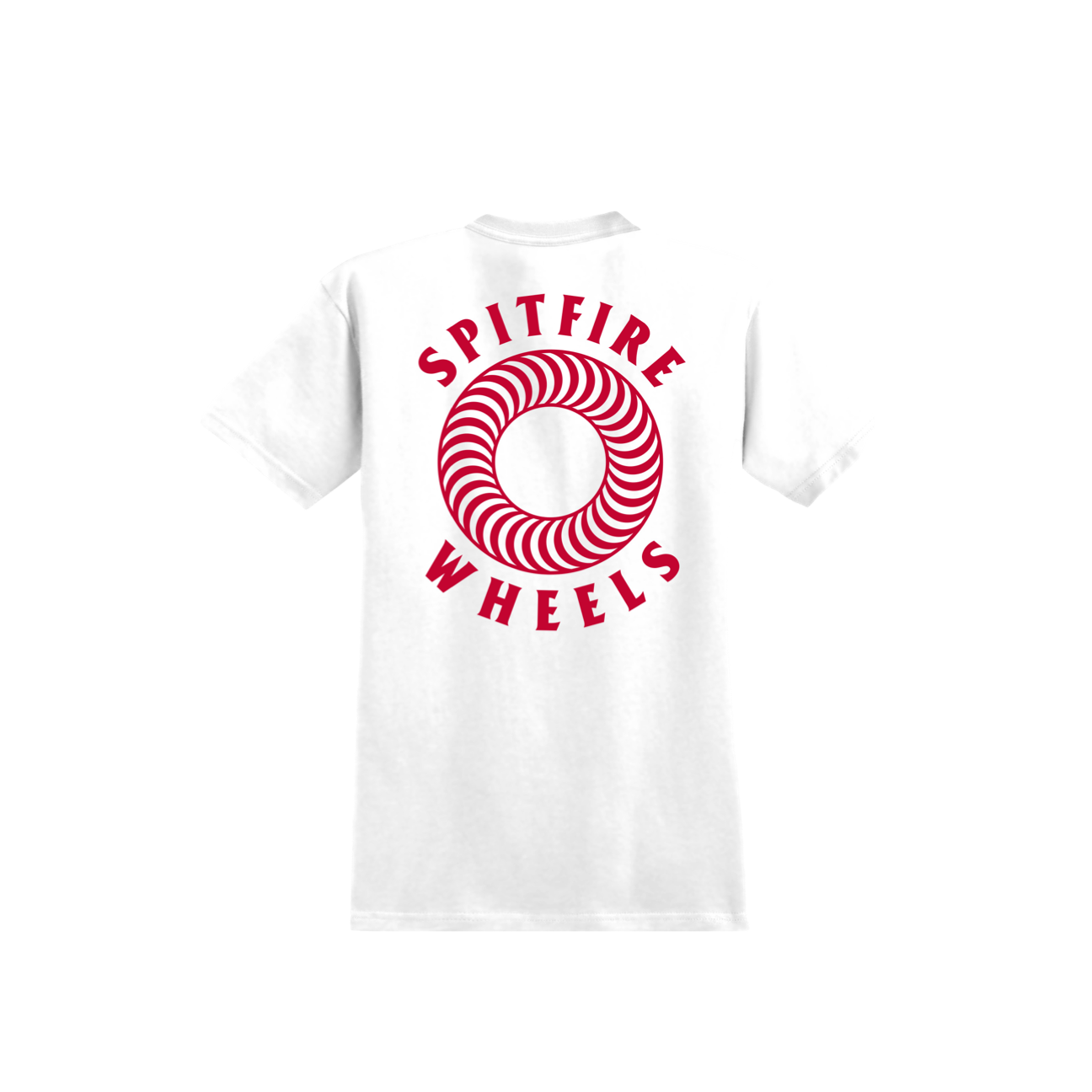 SPITFIRE - HOLLOW CLASSIC YOUTH TEE - WHITE/RED