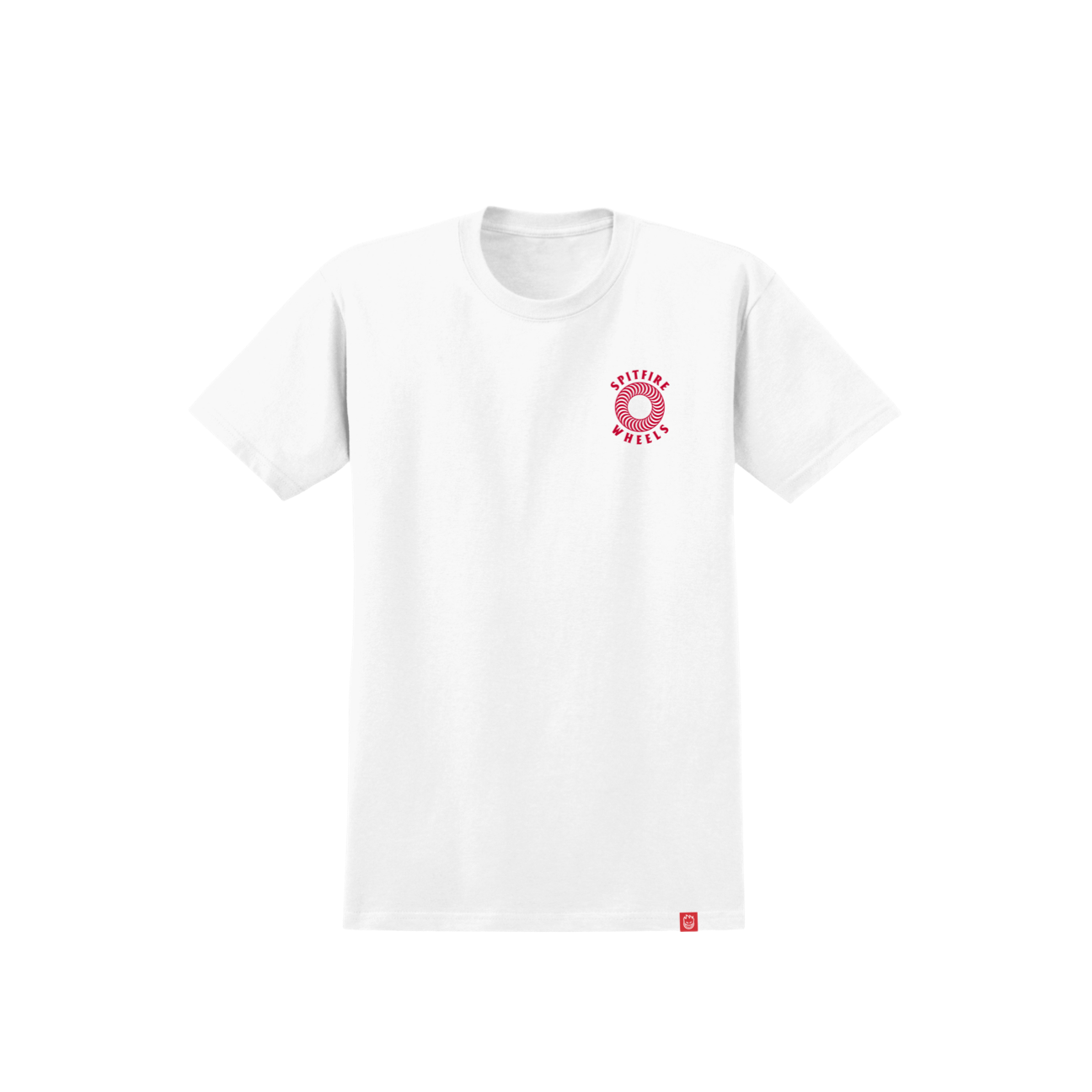 SPITFIRE - HOLLOW CLASSIC YOUTH TEE - WHITE/RED