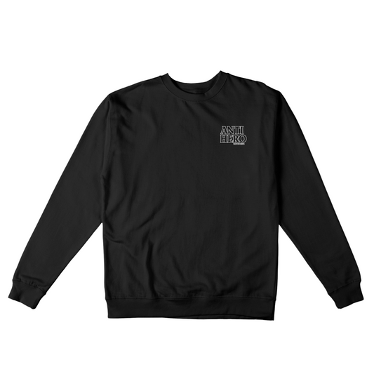 ANTI HERO - LIL BLACKHERO EMBLEM CRWNECK - BLACK