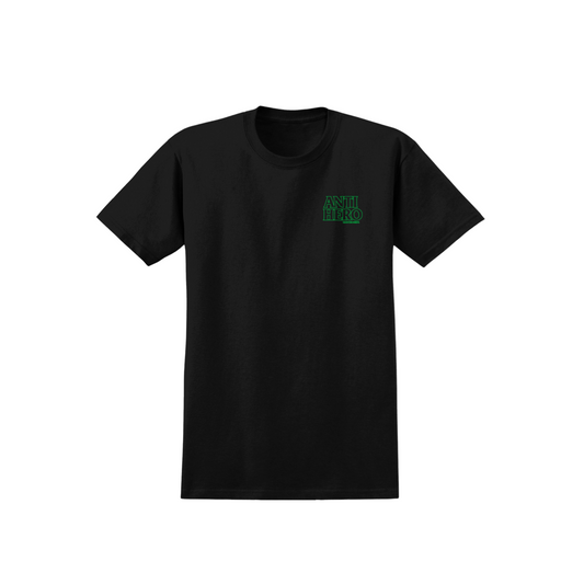 ANTI HERO - LIL BLACKHERO TEE - BLACK/GREEN