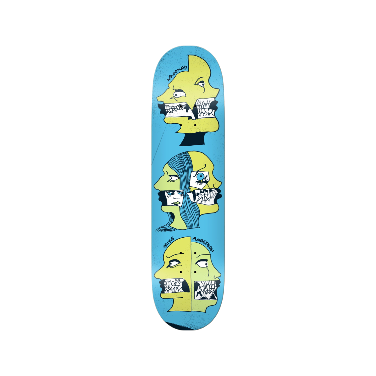 KROOKED - MANDERSON TWO FACE DECK - 8.06"