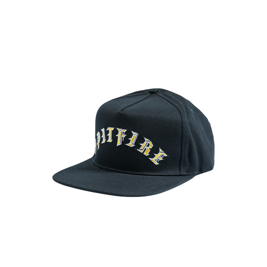 SPITFIRE - OLD E ARCH ADJUSTABLE CAP - BLACK/GOLD