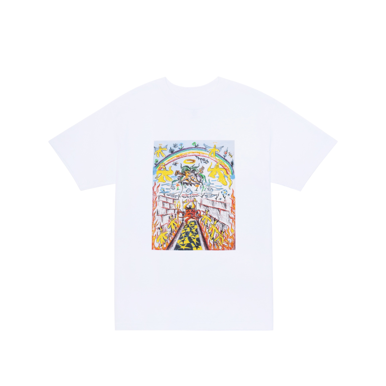 GX1000 - HEAVEN OR HELL TEE - WHITE