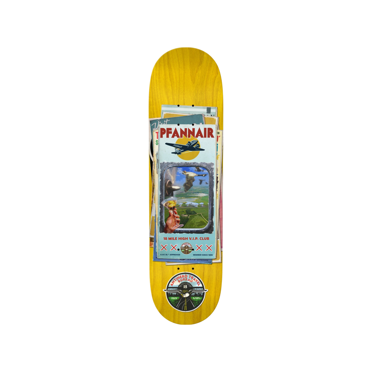 ANTI HERO - PFANNER TRAVEL BUREAU DECK - 8.25"