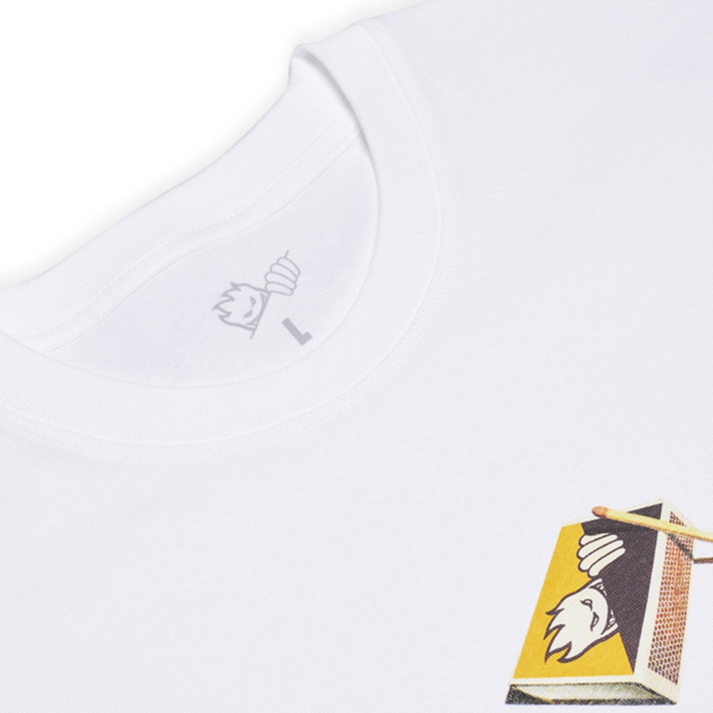 LAST RESORT AB X SPITFIRE - MATCHBOX TEE - WHITE