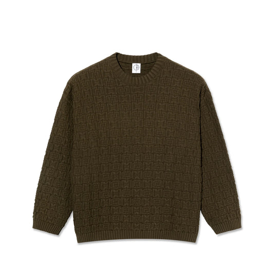 POLAR SKATE CO - ALEX SWEATER - BROWN