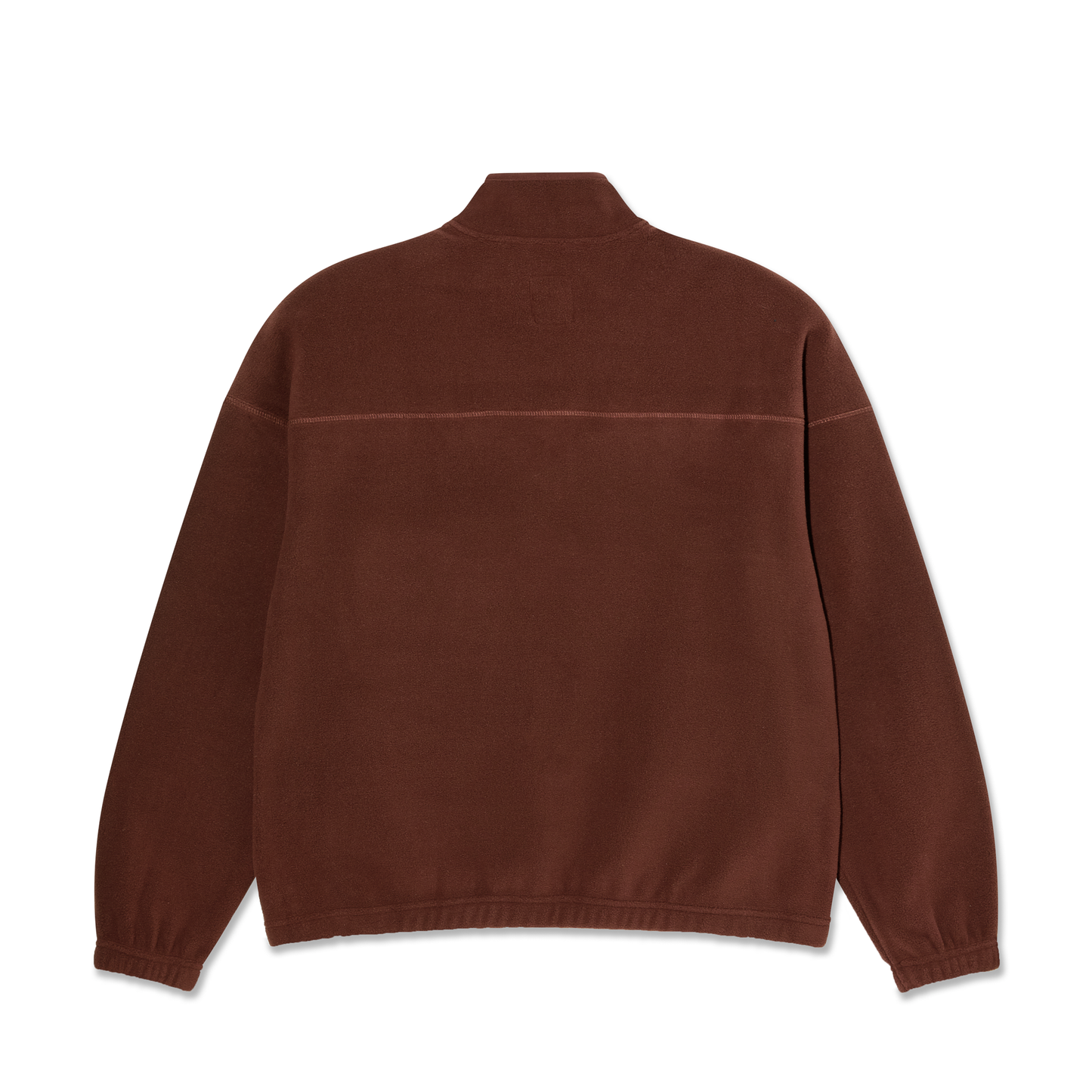 POLAR SKATE CO - IVAN HALF ZIP SWEATER - WINE